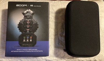 Zoom H8 12-Spur Tragbarer Audiorecorder 2024 - Schwarz