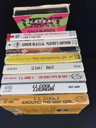 Jr. Mafia Notorious B.I.G. LL Cool J Marley Marl Salt rap hip-hop 9 cassette lot - Picture 7 of 8