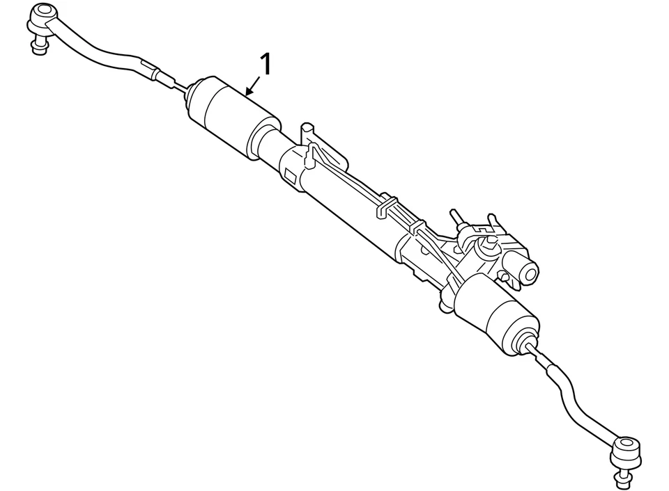 2014 Nissan Pathfinder Power Steering Gear Rack 4WD OEM Used 98K Miles - Image 4 of 4