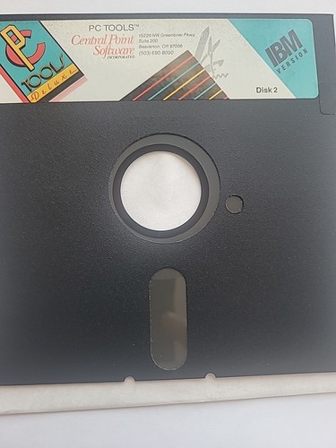 IMB PC Tools Deluxe Floppy Disk 1-4 Central Point Software Vintage Computer - Picture 3 of 5