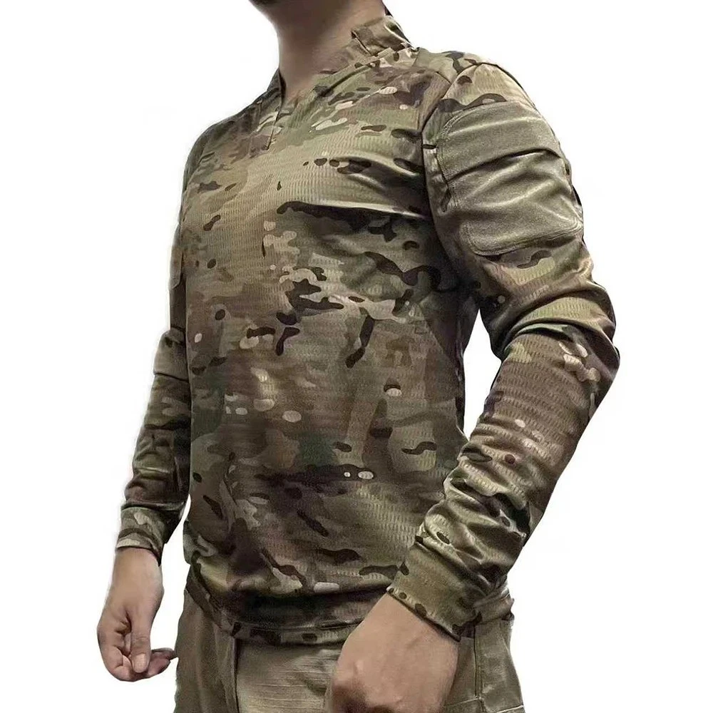 Tactical T-shirt Shirt Quick Dry Combat US Army Long Sleeve CS Gaming Paintball