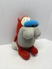 VTG 1992 Ren and Stimpy Stimpy Plush Toy Jumbo 15" Nickelodeon Dakin Inc