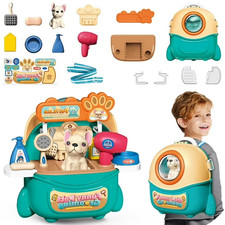 2025 Pet Care Play Set Doctor Kit For Kids, 16 Pcs Doctor Pretend Play Vet Dog G