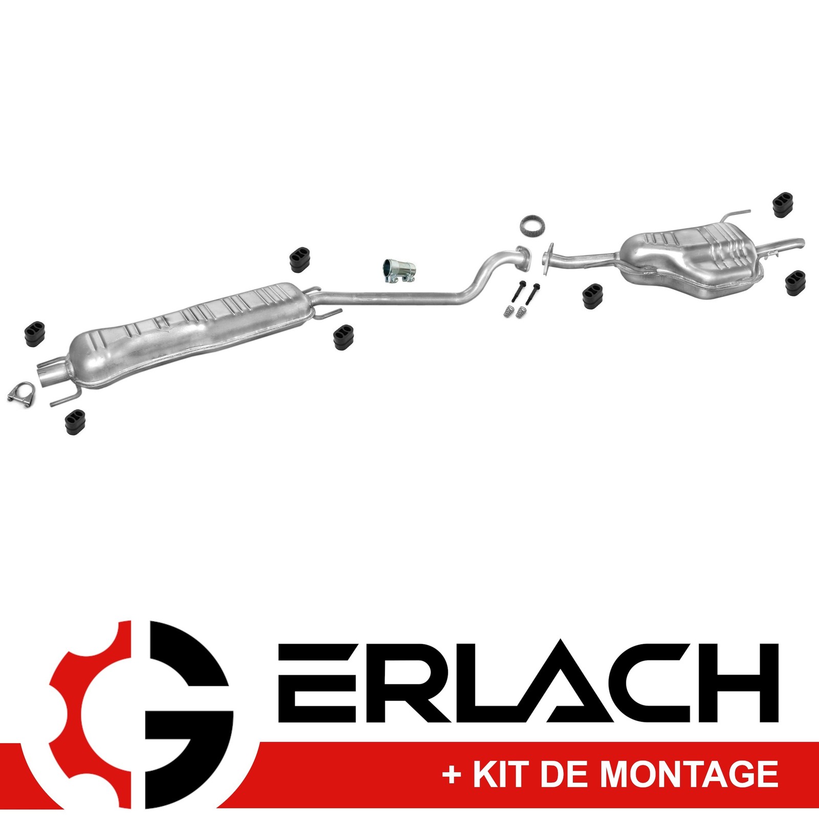 Échappement silencieux Opel Astra G Caravan 1.6 pour long trajet