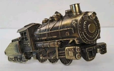 The Great American Buckle Co Vtg Train Locomotive Belt Buckle # 272 Limited Ed. 