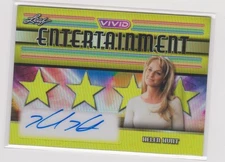 ‼️2025 Leaf Vivid Helen Hunt Auto Autograph #1/1 One Of One Entertainment Yellow