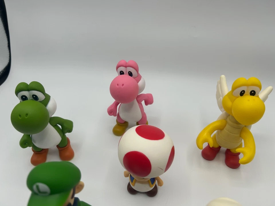 BANPRESTO Super Mario 5 inch Vinyl Figures loose lot of 7 Luigi Toad Yoshi Koopa - Image 3 of 4