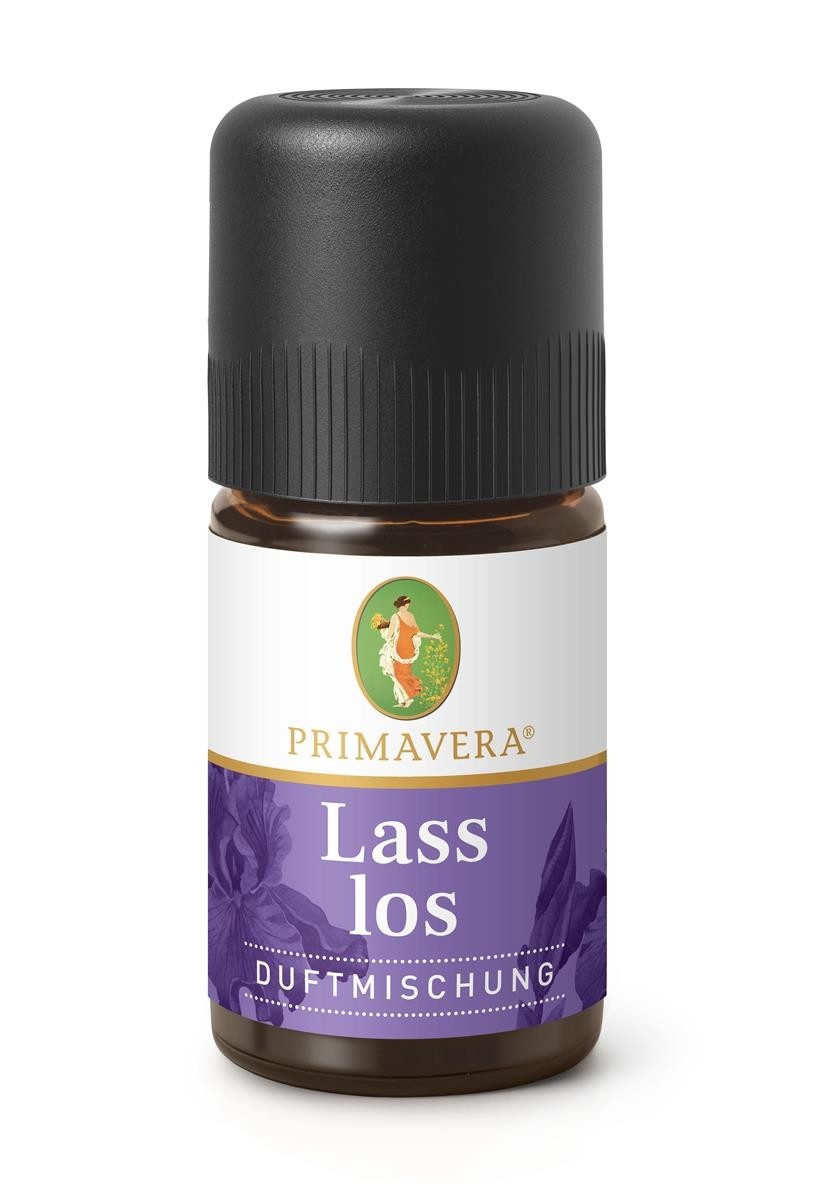 Primavera Duftmischung Lass Los 5 ml Lavendel Iris BIO Aromaöle Duft Bad