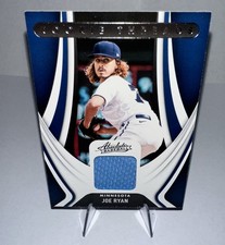 2022 Panini Absolute - Retail Rookie Threads Joe Ryan #RT-JR (MEM, RC)