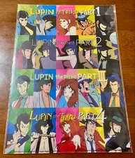 Lupin the Third x Clorets Collab Clear File NonSale Used 6.7x9.8 inches