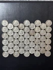 50 Pre 1965 Roosevelt Dimes , 90% Silver , Random Dates and Mints
