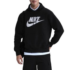 Nike Felpa da Uomo con Cappuccio Club Nera Taglia S Codice FN3868-010
