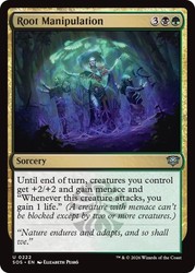Root Manipulation 222/444 Foil Uncommon - Secrets of Strixhaven MTG