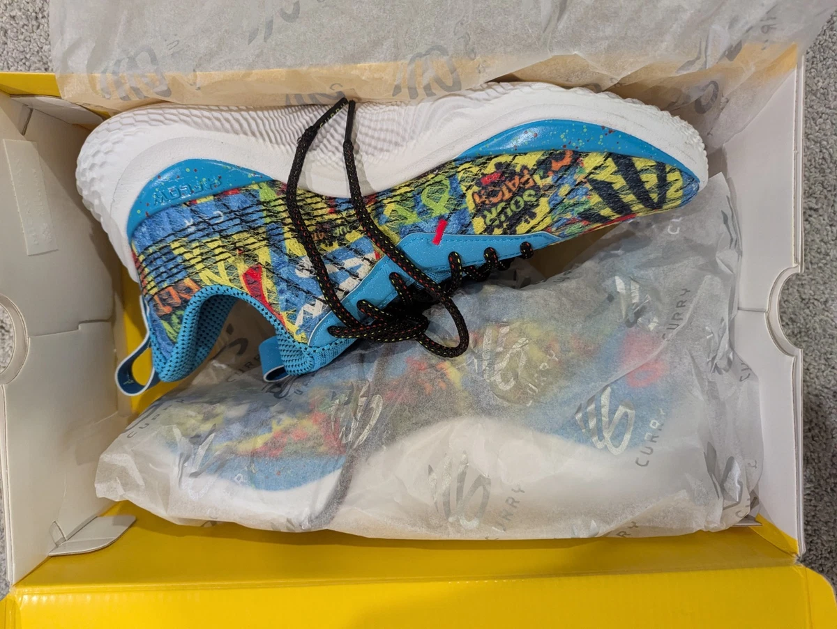 Under Armour Curry Flow 10 x Sour Patch Kids Blue 2022 for sale | eBay