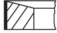 Mahle Kolbenringsatz 013 RS 10102 0N1 FüR Ford