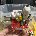 Peanuts Snoopy & Woodstock Christmas Doghouse Hanging Ornament Vintage — photo 2