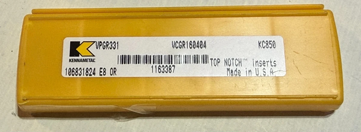 USA）未使用品 Kennal ケナメタル 超硬チップ インサート NG34DRK