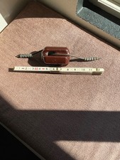 Vintage Brown Ceramic Electric/Telephone Pole Insulator With Original Cables