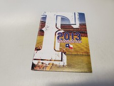 RS20 Texas Rangers 2013 MLB Baseball Pocket Schedule in SPANISH - Budweiser