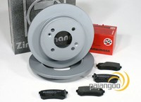 Zimmermann Bremsscheiben 264 Mm BremsbeläGe Hinten FüR Opel Combo