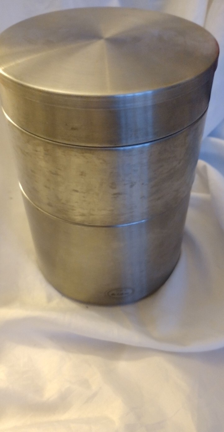 IKEA Ordning Canister Storage Stainless Steel Container 3 Tier With