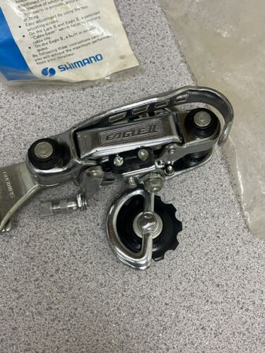 Shimano Eagle Vintage Schaltwerk kurzer Käfig 5 bis 6 fach Krallenaufhänger NOS - Bild 3 von 14