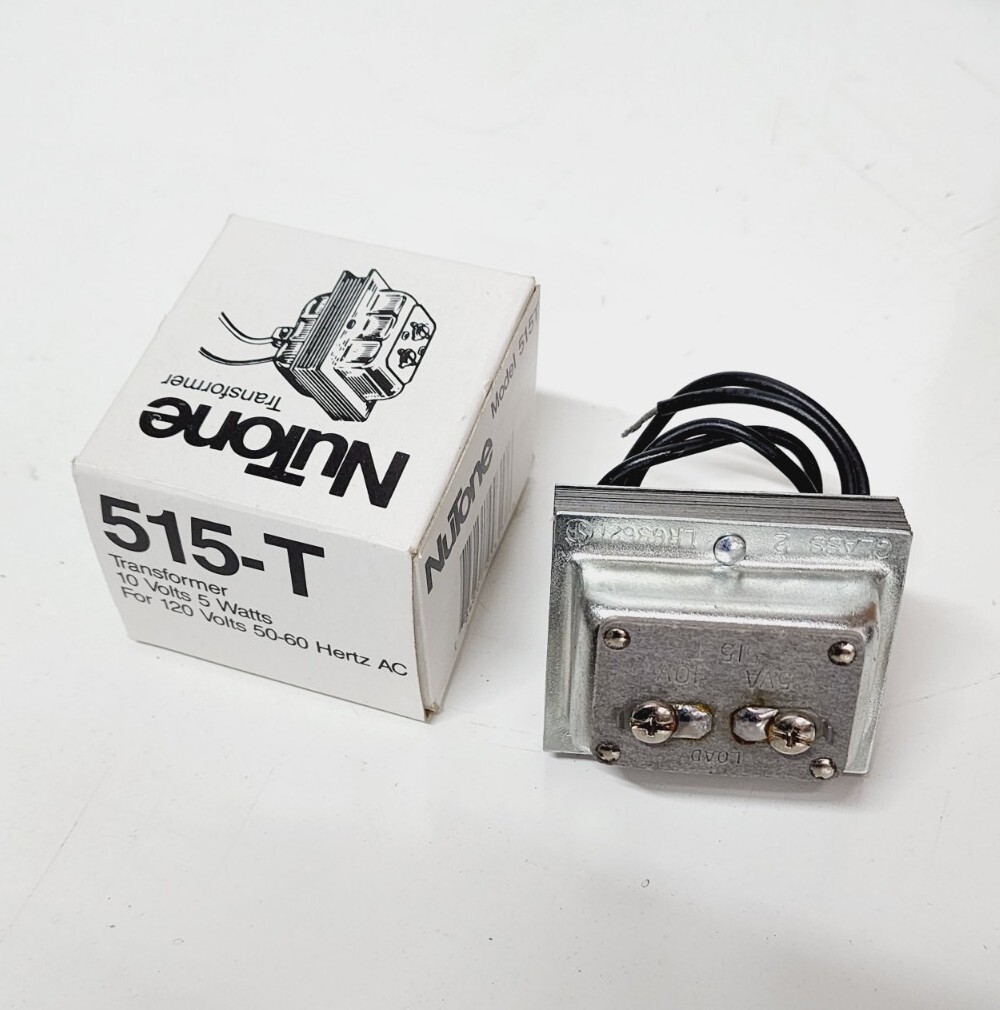 NuTone 10v 5w for 120v Doorbell Transformer 515-t for sale