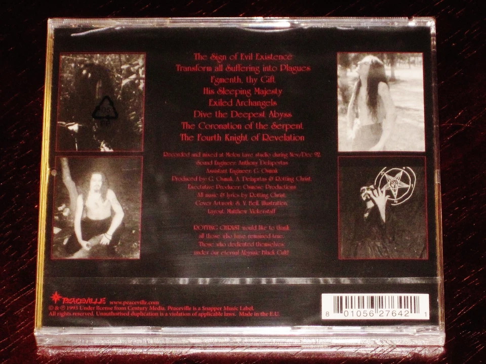 Rotting Christ: Thy Mighty Contract CD 2019 Reissue Peaceville EU CDVILED642 NEW - Image 3 of 3
