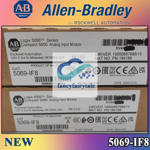 New Factory Sealed 5069-IF8 Compact 5000 Analog Input Module 5069IF8 US 1PC PLC