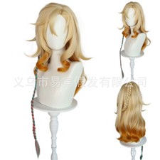 Genshin Impact Xilonen Long Synthetic Wigs Cosplay Party Heat Resistant Hair Wig