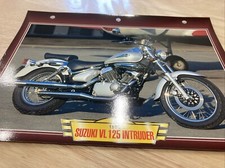 Suzuki VL125 Intruder 125 VL 1999 fiche carte moto passion collection Atlas