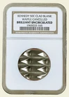 HALF DOLLAR 50c BLANK PLANCHET CANCELLED US COIN NGC CERTIFIED