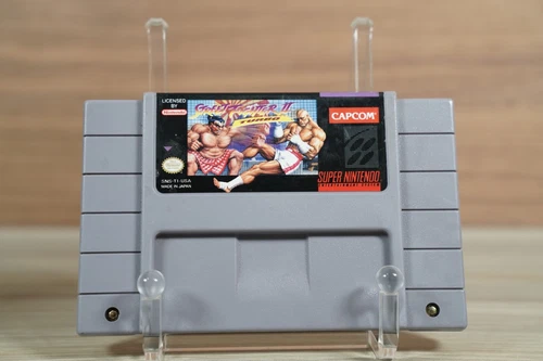Street Fighter II 2 Turbo SNES Cartridge Only Authentic Tested Works