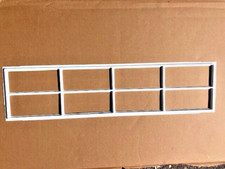 Garage Door Window Insert, Wayne Dalton, Long Panel, Stockton 8 Lite, White