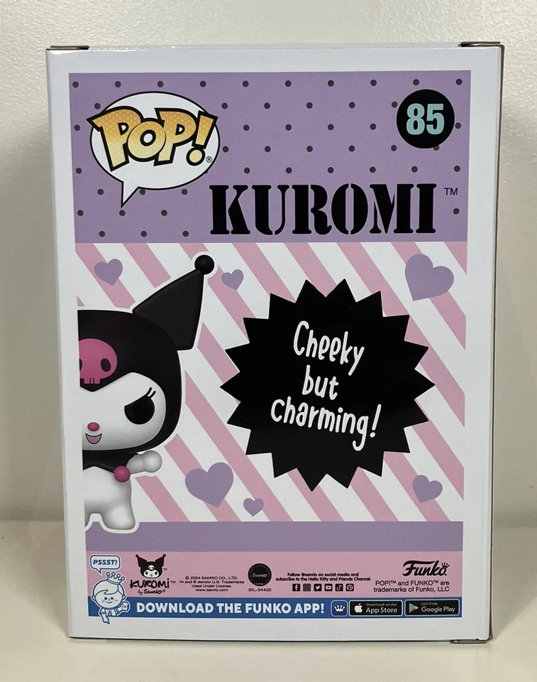 Sanrio #85 Kuromi con globo Funko Pop exclusivo! Pegatina SE como nueva Foto 2 de 4