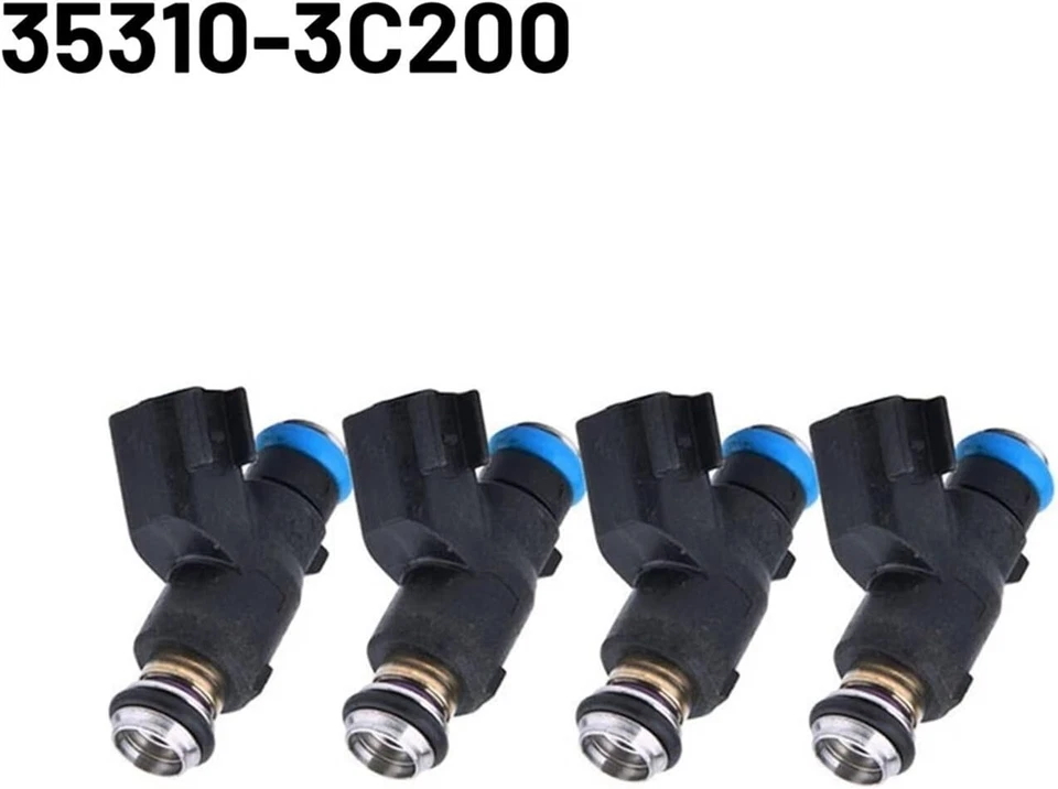 OEM Set x4 Delphi Fuel Injector Fit 10-14 Hyundai Genesis Coupe 2.0L 35310-3C200 - Image 2 of 4