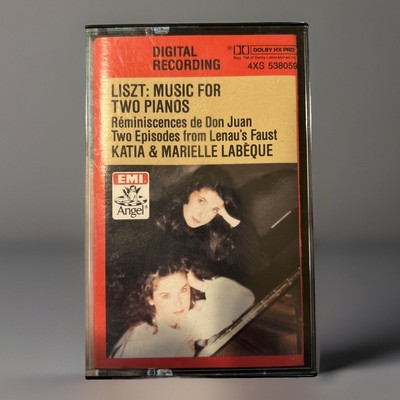 Liszt Works for Two Pianos Katia & Marielle Labeque EMI CD