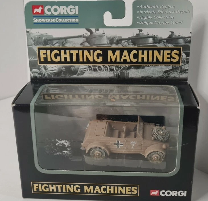 Corgi Fighting Machines Kuebelwagon German Afrika Korps CS90080 VW Thing - Image 2 of 4