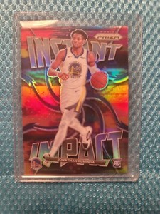 2021-22 Prizm Jonathan Kuminga RC Instant Impact Insert Silver Prizm #7 GEM🔥