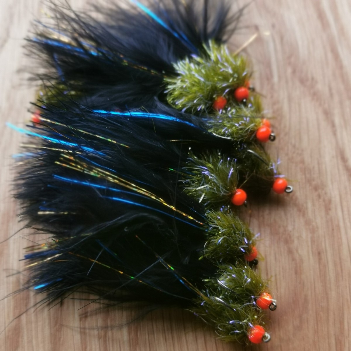 Ally McCoist Mosche Per Trota – Confezione Da 3 – Rosso E Nero – Taglia 10 – Troutflies UK