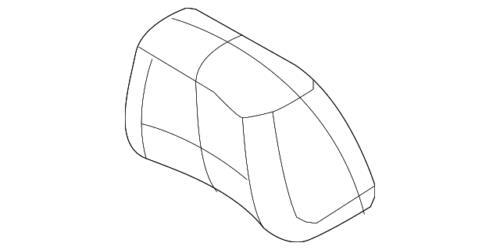 Cubierta del reposacabezas delantero para Ford Focus 2008-2011 (N/P 8S4Z-54611A08-CB)
