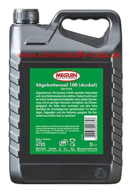 Sägekettenöl 5 Liter Meguin Kettenöl Sägekettenhaftöl 5L