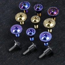 M6 Titanium Steps screw Flying saucer head For SUKUZI shell windshield bolts 