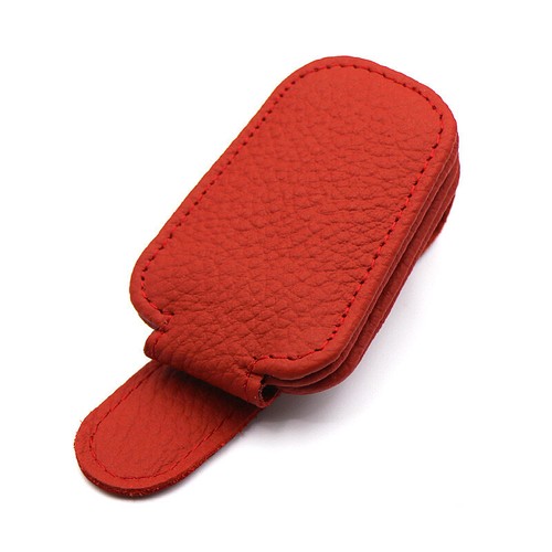 Car Leather Sunglasses Clip Sun Visor Mount Fastener Ticket Glasses Holder - Picture 20 of 22