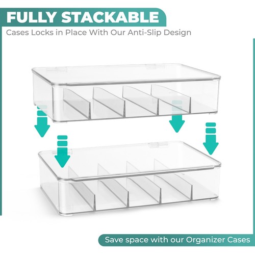 Sorbus Sunglasses Organizer - Stackable Eyeglass Case Storage Organizer Display - Picture 31 of 41