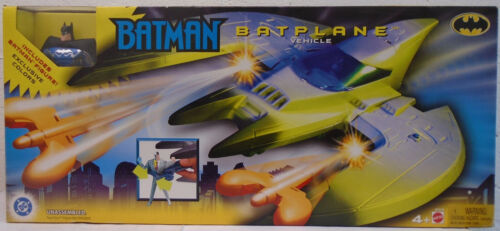 Batplane Vehicle Batman The Animated Series Capture Claw Mattel Sealed Ex Figure - Afbeelding 1 van 6