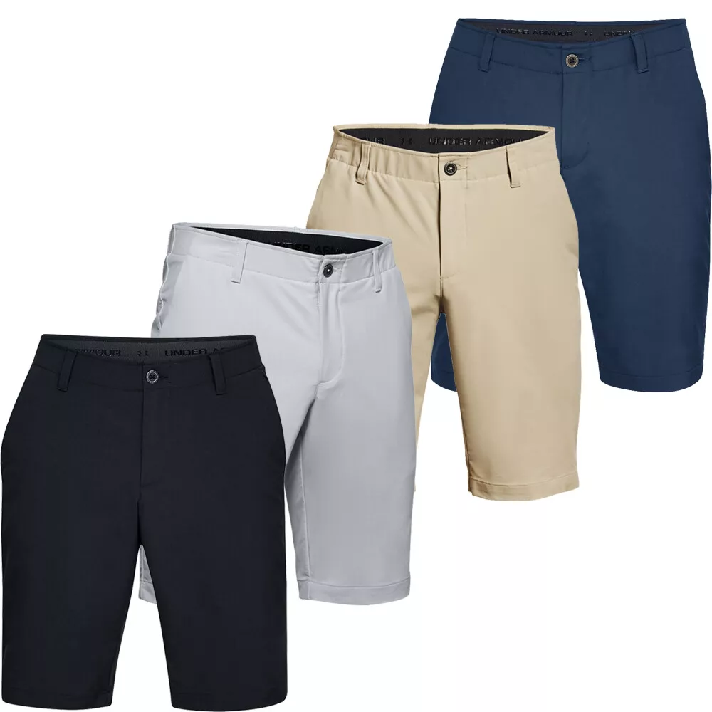 Mens Under Armour Tapered performance Heatgear Golf Shorts Pockets Bottoms  New