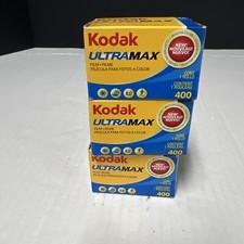 Confezione 3 Pellicole Kodak Ultramax 400 35mm 36 Esposizione Scade ��6/2010