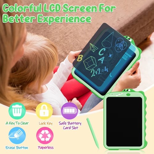 8.5 Inch Drawing Board Colorful Memo Notepad Graffiti Doodle Board for Kids - Photo 5/11