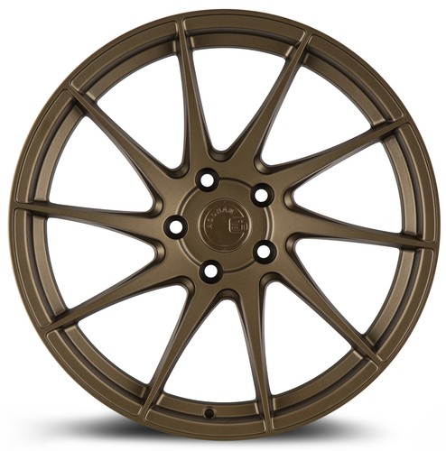 18x8.5 +35 Aodhan AH09 5x112 Matte Bronze Rims (Set of 4) - Picture 2 of 3